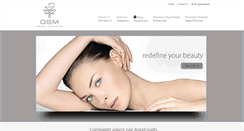 Desktop Screenshot of gsmmedspa.com